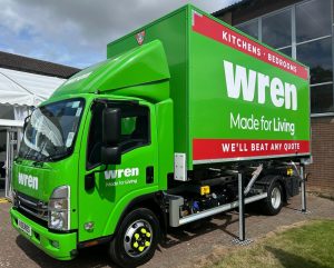 Wren Kitchens and Bedrooms has taken delivery of the first 20 of 70 new Isuzu N75.190(E) trucks.