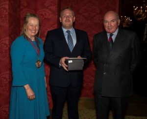 1. Ryan Edwards of Kellaway with the Master Lord Dannatt