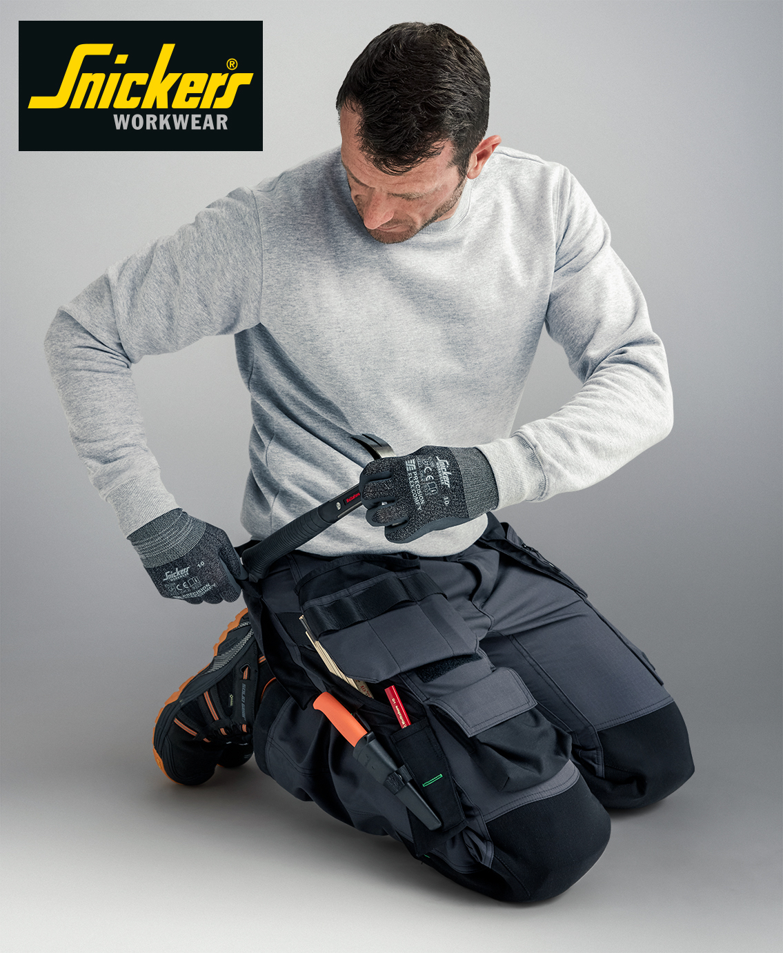Snickers 6902 FlexiWork, Work Trousers Holster Pockets – Black –  MyWorkwear.ie