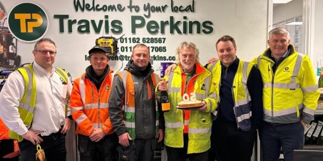 Travis Perkins staff member celebrates golden anniversary