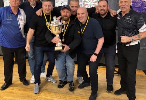 Darts legends help Travis Perkins raise £3K for charity