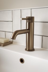 Frontline Bathrooms introduces Mineral Flute brassware collection