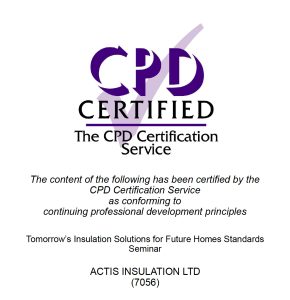 Actis CPD certification