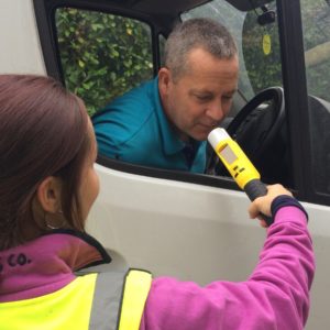 AlcoDigital AlcoSaber in use