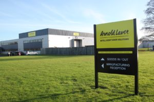 Arnold Laver intelligent door solutions division at Thornaby