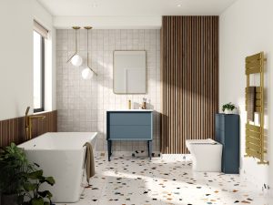 Bathrooms to Love by PJH PUSH Matt Storm Blue