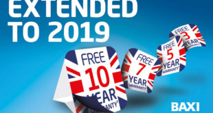 Baxi Extended Warranty 2019