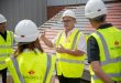 International Board visits Russell Roof Tiles new factory site