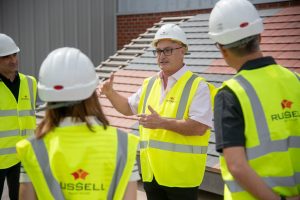 International Board visits Russell Roof Tiles new factory site