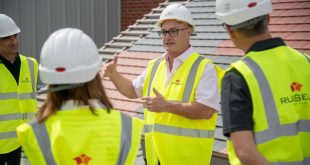 International Board visits Russell Roof Tiles new factory site