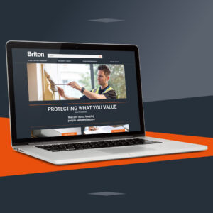 Briton Website Mock Up