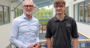 Worcester Bosch celebrates the first graduate of its Cecil Duckworth Apprenticeship Scheme