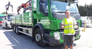 Chandlers Building Supplies 25 years colleague and truck