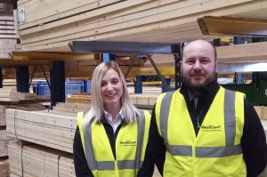 Claire Leckenby and Lee Pollitt at Arnold Laver Northallerton