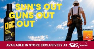  SIG Roofing partners with partners sunscreen brand DiC