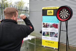 Darts challenge for DENS