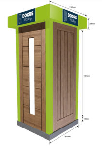 Double Sided Door Stand