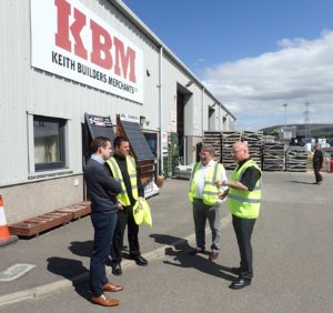 Douglas Ross MP visit Keith BM Jul18