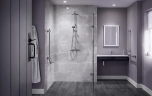 Elina bar diverter and grab bars