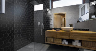 Fibo Urban Collection Black Silk Hexagonal