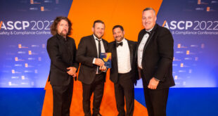 FlueSnug wins Product of the Year Award presented by sponsor Matt Isherwood of PH Jones 1 eidt