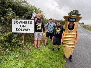 ForgeFix has just completed a 105 mile coast to coast walk as part of its ’Screw Prostate Cancer’ campaign