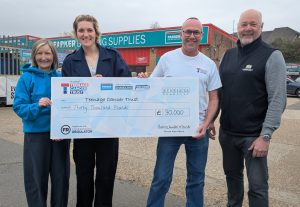 Chandlers, Parker & Fairalls Building Supplies Raise £30,000 for TCT 