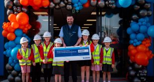 Jewson donates £1,000 to school as part of relaunch celebration