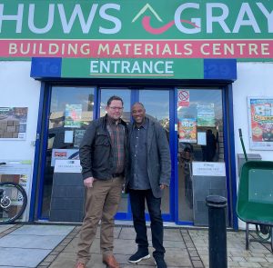 John Barnes with winner Jonny at Huws Gray Bentham