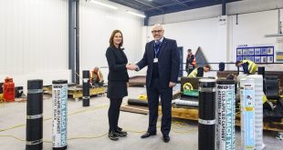 Kerry Parker Wray Strategic Development Director at IKO pictured with Simon Hughes Managing Director at SIMIAN