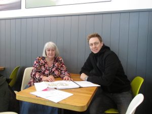 L R Carolyn Hardern and Hon Jarvis