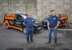 L R Tony Steel and Gavin Crane
