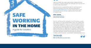 Lakes Installers Leaflet Working Safely in the Home 1