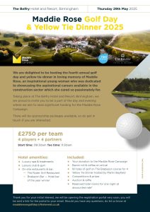 Maddie Rose Golf Day Flyer 2025 A5 2