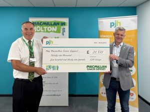 PJH Macmillan Cheque Presentation