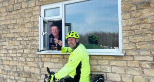Pavestone Cycle Challenge image Carl Knowles cyclist pictured April 2025