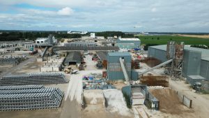 Pollington site drone