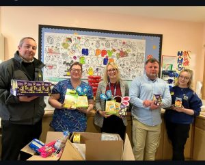 Poole builders merchants creates cracking Easter surprise