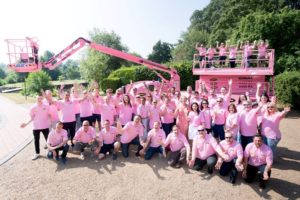 Riwal team Breast Cancer Now launch