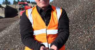 Robert Green TD holding Levenseat Aggregate copy