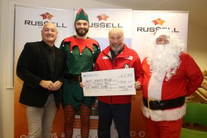 Russell Roof Tiles Presents Moffat Mountain Rescue with Charity Cheque
