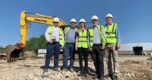 SAM team at new warehouse site