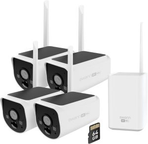 SWNVK MR4KSD4 EU Swann MaxRanger4K™ Ultra HD 4K 4 Solar Camera CCTV Kit