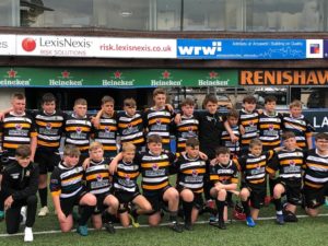 Scott Parnell continues sponsorship of Merthyr RFC U14s