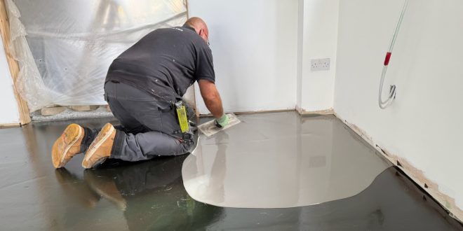 Setcrete 2K Pro serves up perfect subfloor finish