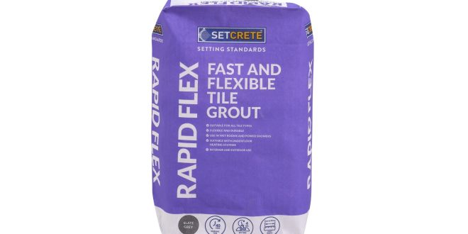 Setcrete introduces Rapid Flex Tile Grout