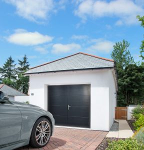 Garador has announced the launch of a new GRP side hinged garage door designed specifically for the modern market.