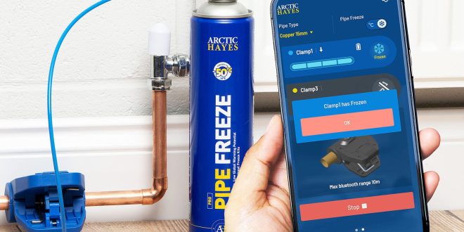 Arctic Hayes launches Pipe Freeze Smart Clamp