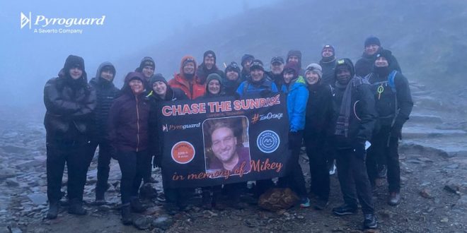 Pyroguard summits Snowdon in charity challenge