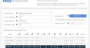 Knauf Insulation launches free carbon calculator